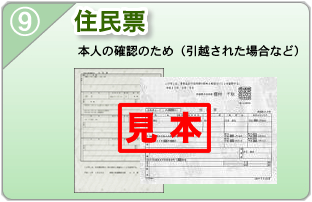 買取に必要な書類　住民票